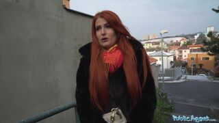 Public Agent Hot Redhead with a Fantastic Bubble Butt Fucked by a Stranger