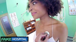 Hot Brazilian EBONY STUDENT has a Medical Examination