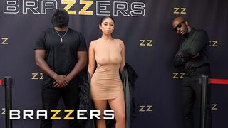 Myers and her husband arrive on the red carpet, ready to shock the world , droppin